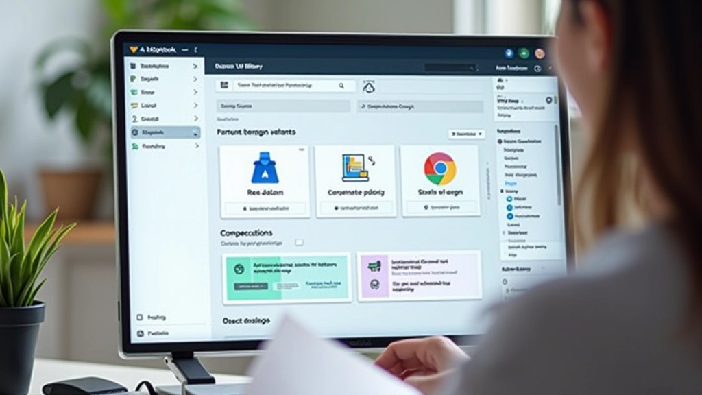 Storybook component library interface